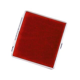 Angelo Zigarettenetui Vintage Leder Rot