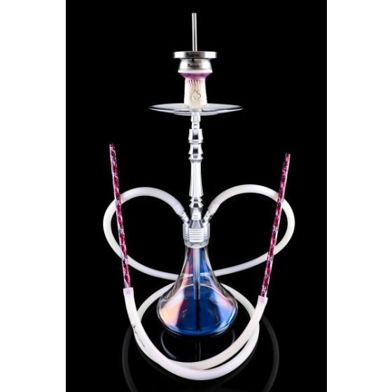 Dschinni Drip Flig Flag Silver Shisha Set