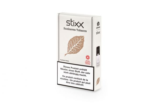 InSmoke STIXX Pods Paket à 3 Stk., Sunleaves Tobacco 9 mg