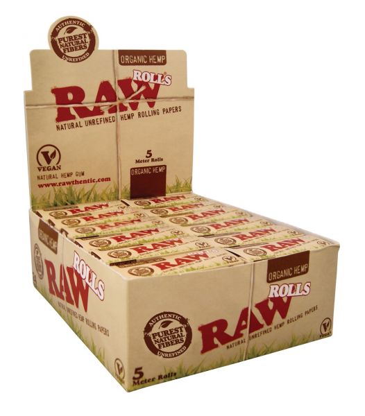 Raw Rolls Organic Hemp 24er Box
