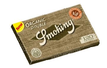 Zigarettenpapier / Drehpapier - Smoking Double Window Organic - Kurz