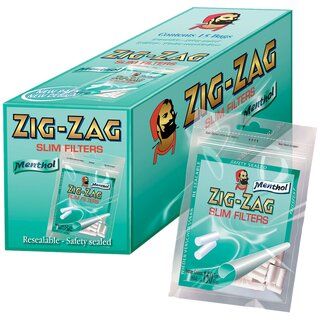 ZIG-ZAG Slim Filter Menthol (ca. 150 Stk.)